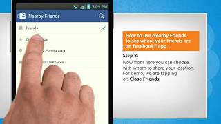 How to use Nearby Friends on Facebook® app