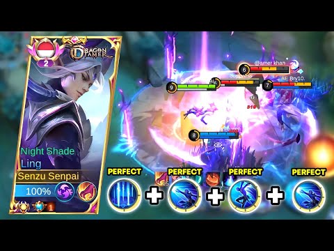 LING FASTHAND FREESTYLE KILL AGGRESSIVE + ON POINT - Ling Gameplay Mobile Legends