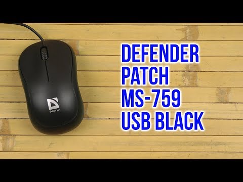 Миниатюра изображения товара Мышь Defender Patch MS-759 / 52759 (черный)