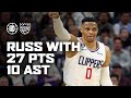 Russell Westbrook Scores 27 Points Against Sacramento LA Clippers