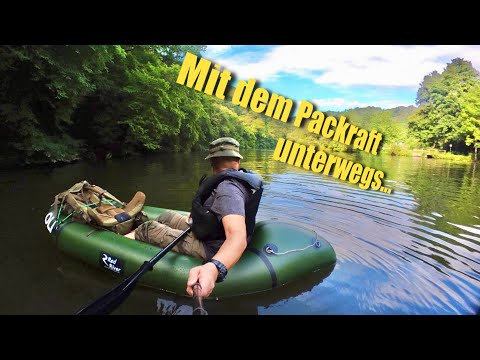 Mit dem Packraft an und auf der Lahn unterwegs 😃🌳☀️🌲😆