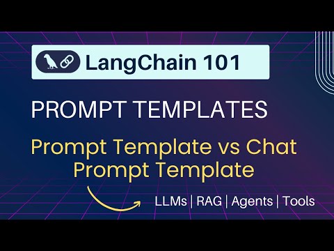 LangChain Prompt Templates Explained | Prompt Template vs Chat Prompt Template