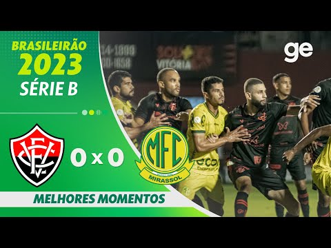 Gols e lances de Vitória x Mirassol