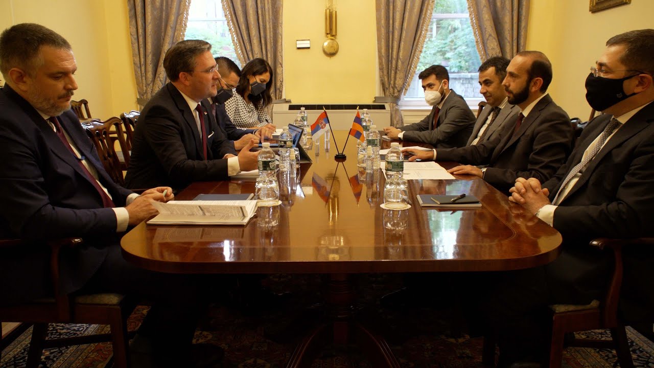 Serbiyanın XİN başçısı ilə görüşdə Ararat Mirzoyan Azərbaycanda saxlanılan erməni hərbi əsir və girovların vətənə qaytarılmasının vacibliyini vurğulayıb