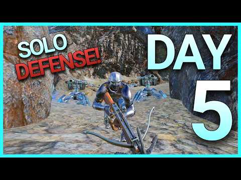 Die UNMÖGLICHE VERTEIDIGUNG gegen über 300 RAKETENANGRIFFE | Solo MESA 4Man Ark PVP