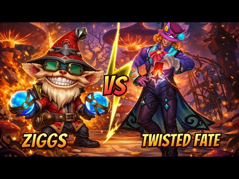Ziggs vs Twisted Fate MID — Fast Comeback & Total Domination