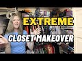 EXTREME CLOSET DECLUTTER  |  MASSIVE MAKEOVER (I got rid of half my clothes!)