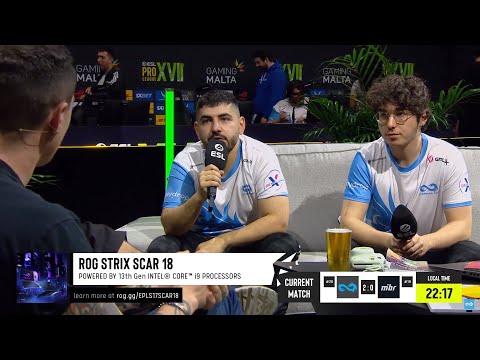 Eternal Fire vs MIBR maç sonu röportaj MAJ3R ve xfl0ud