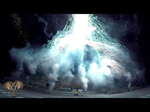 Video/Resumen, 2 camaras desde distintos puntos,del Castillo de Fuegos Artificiales Las Rozas 2021