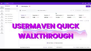 🔥 Usermaven quick walkthrough | The best analytics + attribution tool for marketers & product teams