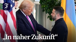 Selenskyj kündigt Treffen mit Trump an