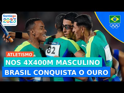 JOGOS PAN-AMERICANOS l NOS 4X400M, BRASIL TEM PÓDIO DE OURO