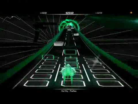 Owl City - Fireflies (Audiosurf Clip)