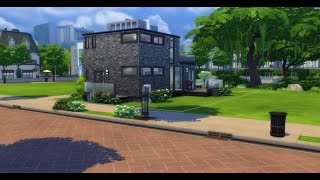 THE SIMS 4 BUILD: MODERN TWO-STORY W/ FLAT ROOF ANDJACUZZI