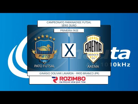 (AO VIVO) PATO FUTSAL X AAEMA / MARIÓPOLIS - PARANAENSE DE FUTSAL 2024