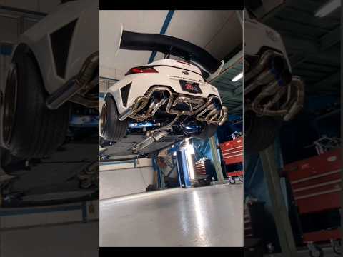 Toyota GR 86 Exhaust system sound #gr86 #johnnyscarbon #exhaust #toyota #handmade #art