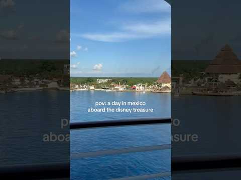 Thumbnail for Dolphins🐬, drinks 🍸, dinner 🎶 Cozumel you were magic 🇲🇽 #disneytreasure #disneycruise #cozumel