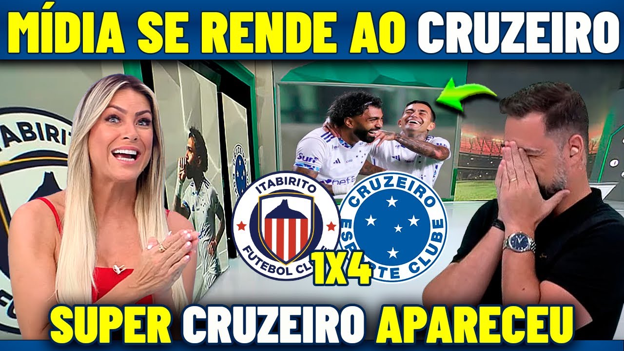 RENATA E CHICO SE RENDERAM AO CRUZEIRO ! CRUZEIRO 4X1 ITABIRITO! NOTICIAS DO CRUZEIRO HOJE