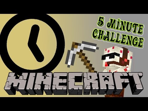 Minecraft I IRON PICKAXE I 5 Minute Challenge