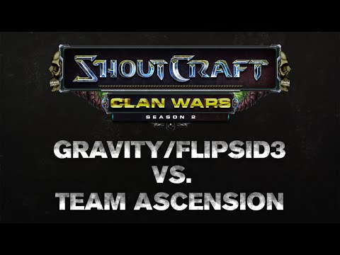 SHOUTCraft Clan Wars S2 - Gravity-Flipsid3 vs Team Ascension