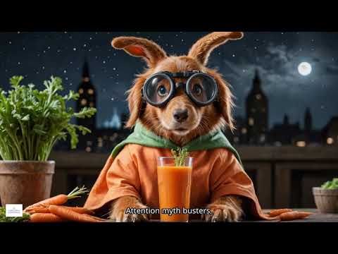 Myth: Carrots give you night vision. #facts #mythbusters #science #myths