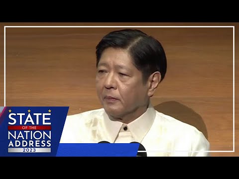 Part 4 of President Ferdinand Marcos Jr.'s State of the Nation Address on July 24, 2023