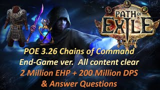 POE 3.26 - Chains of Command Build Guide-  Endgame Version