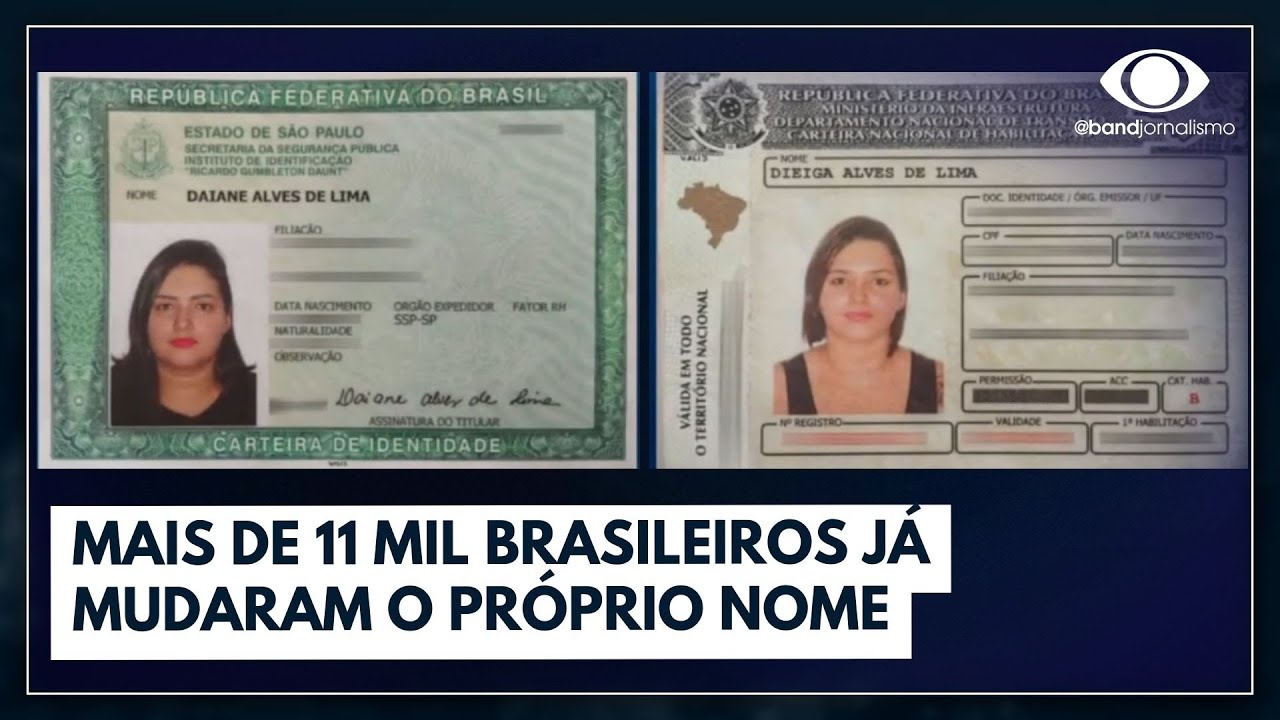 Mais de 11 mil brasileiros já mudaram o próprio nome | Bora Brasil