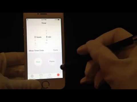 How to set an alarm easily Iphone/Ipad