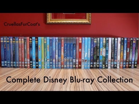 My Complete Disney Blu-ray Collection Overview (August 2013) by CruellasFurCoat