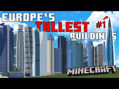 I built the TALLEST Building from EVERY EUROPEAN COUNTRY in Minecraft! (#25 - #1)