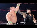 WWE Raw Roman Reigns John Cena defeat T WWE Raw Roman Reigns John Cena defeat T