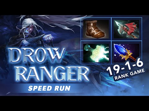 DROW RANGER WITH EPIC  SPEED RUN?