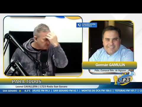 ENTREVISTA AL PRESIDENTE COMUNAL DE BDO DE IRIGOYEN, GERMAN GAMULIN en Para Todos