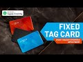 Chytré lokátory FIXED Card smart tracker s podporou Find My FIXTAG-CARD-BL