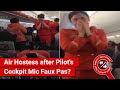 FACT CHECK Viral Images Show Air Hostess Chagrin After Pilot Said He D Kiss Her On Cockpit Mic