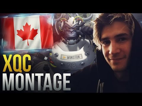 Best of "XQC" CANADIAN TANK GOD - Overwatch Montage