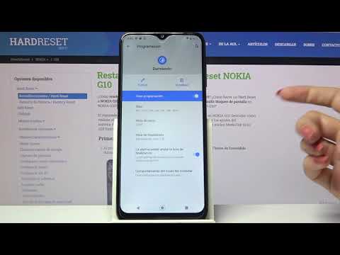 Cómo configurar el modo no molestar en NOKIA G10 - silenciar notificaciones