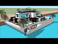 Sketchup Maja Futuristlik Jaapani Arhitektuur House Mõis Paatmaja Ujuvmaja Ujuva Villa Maja Paadima