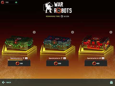 OMG😱😱!!I got a techno scorpion in war robots special delivery 😎😎