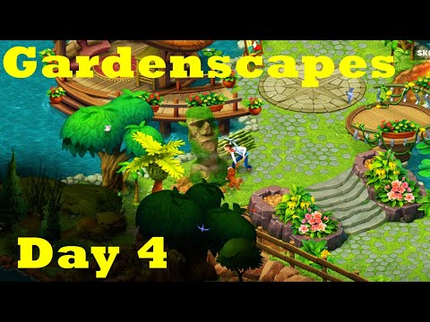 Gardenscapes New Area Day 4 Movie Renovation Complete Walkthrough HD Move the Firewood, Driveway