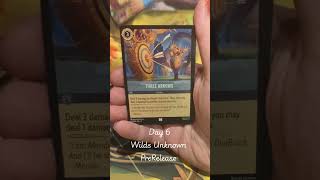Day 6 of the Wilds Unknown Pre-Release.   #packopenings #wildsunknown  #disneylorecana #otherside