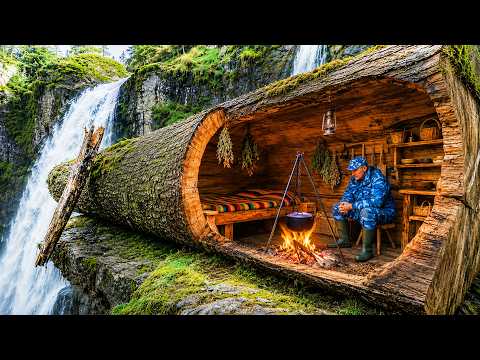 Veteran baut geheimen Unterstand im hohlen Baum und weitere Orte | Die sichersten Bushcraft-Shelter