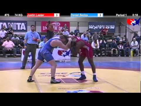 2011 U.S. Open FRI GR 74 KG: Justin Lester vs. Daniel Bedoy Quarterfinal
