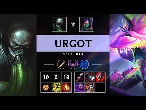 Urgot Mid vs Akali - EUW Master Patch 25.20