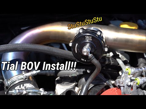 TIAL Blow off Valve install Subaru WRX STI!!