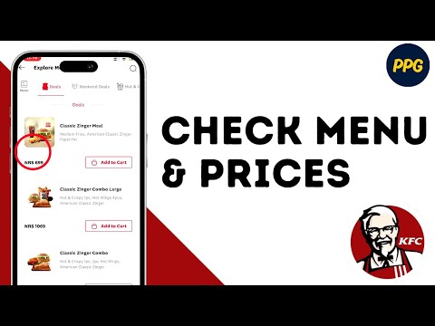 How To Check KFC Menu And Prices ?
