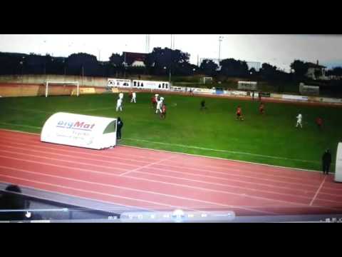 GOLAZO DE JORGE CORONADO EN EL MIN. 44 1ª PARTE (CP SANVI 0 - ATCO PUEBLONUEVO 1) 17/01/16
