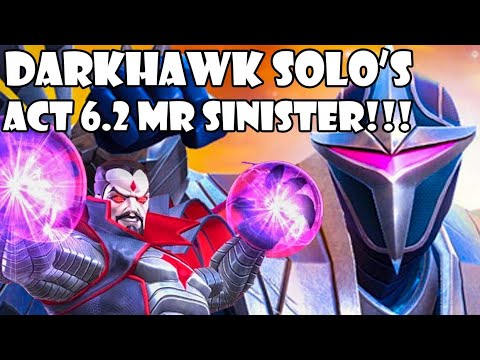 Darkhawk solo's Act 6.2 Mr. Sinister- Marvel Contest Of Champions
