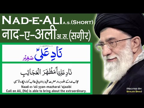 Nad e Ali Dua ( Sagheer ) With Urdu English Translation ناد علی